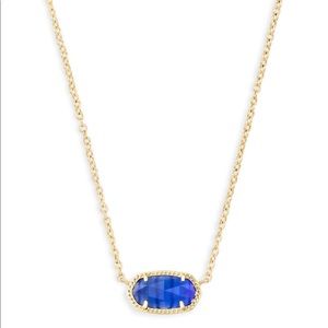 Kendra Scott Elisa Pendant Necklace in Cobalt